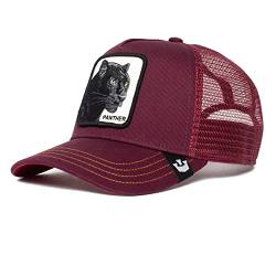 Goorin Bros. The Farm Trucker-Kappe aus Netzstoff für Damen und Herren, Maroon (der Panther), Einheitsgröße von Goorin Bros.