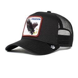 Goorin Bros. The Freedom Eagle Adler Black A-Frame Adjustable Trucker Cap - One-Size von Goorin Bros.