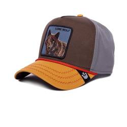 Goorin Bros. Trucker Cap Lone Wolf 100 Brown Braun, Size:OneSize von Goorin Bros.