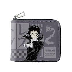 Gooyeh Bungo Stray Dogs Brieftasche Anime Spiel periphere Kinder Erwachsene tragbare Cartoon Druck Brieftasche Karte Tasche große Kapazität voll Farbe Folio Leder Geldbörse von Gooyeh