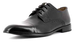 Gordon & Bros Herren Businessschuh Mirco S181732,Männer Schnürhalbschuh,Derby,Business-Schuh,Anzugschuh,Office-Schuh,Büro-Schuh,Freizeitschuh,Black,EU 40 von Gordon & Bros