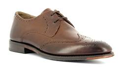 Gordon & Bros Herrenschuhe Mirco A500409 Klassischer rahmengenähter Schnürhalbschuh mit Derbyschnürung im Brogue Stil für Anzug, Business und Freizeit braun (Brown), EU 46 von Gordon & Bros.