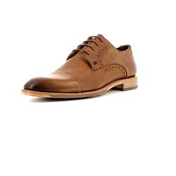 Gordon & Bros Herrenschuhe Mirco S160369 Klassischer rahmengenähter Schnürhalbschuh mit Derbyschnürung und eleganter Vorderkappe für Anzug, Business und Freizeit braun (Cognac), EU 40 von Gordon & Bros