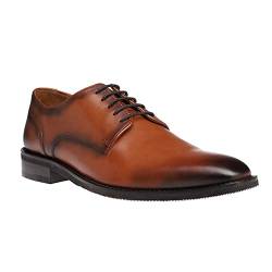 Gordon & Bros. Herren Schnürhalbschuhe Gino, Männer Businessschuhe,Businessschuhe,Anzugschuhe,Dandy,Style,elegant,Office,büro,TAN,43 EU / 9 UK von Gordon & Bros.