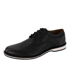 Gordon & Bros. Herren Schnürhalbschuhe Steve, Männer Businessschuhe,Halbschuhe,klassisch,elegant,Men's,Man,Schnuerschuhe,Shoes,Black,43 EU / 9 UK von Gordon & Bros.