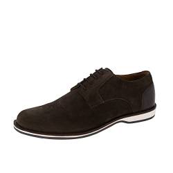 Gordon & Bros. Herren Schnürhalbschuhe Steve, Männer Businessschuhe,schnürschuhe,schnürer,Businessschuhe,Anzugschuhe,Man,dk. Brown,43 EU / 9 UK von Gordon & Bros.