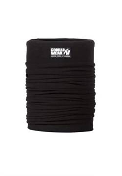 Gorilla Wear - Alaska Neck Warmer - Schwarz - Nackenwärmer mit Logo Aufdruck leicht bequem für die kalte Jahreszeit von Gorilla Wear