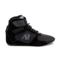 Gorilla Wear Perry High Tops Pro - schwarz/schwarz - Bodybuilding und Fitness Schuhe für Damen und Herren, 37 von Gorilla Wear