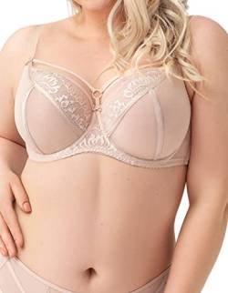 Gorsenia Damen Soft BH Softschale Bügel Große Größen K496 Paradise, Beige,90E von Gorsenia