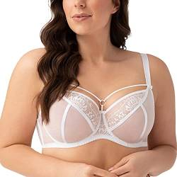 Gorsenia Damen Soft BH Softschale Bügel Große Größen K496 Paradise, Weiß,75J von Gorsenia