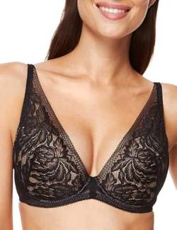 Gorteks Amber-B1 Push-up-BH, Netz, Bequem - 85B, Schwarz von Gorteks