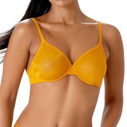 Gossard Damen Glossies Sheer Bra Geformter BH, Mango Sorbet, 80H von Gossard