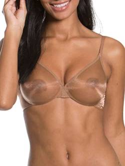 Gossard Damen Glosssies Sheer BH, Paradise Pink, 80DD - Beige - 75FF von Gossard