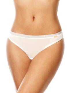 Gossard Damen Tanga Glossies Sheer Thong, Weiß, M von Gossard