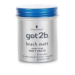Schwarzkopf Got2b Beach Matt Surfer Look Matt Paste by GOT 2B von Got2B