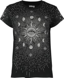 Gothicana by EMP Damen Moon, Sun and Star T-Shirt schwarz XL von Gothicana by EMP