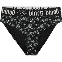 Gothicana by EMP - Gothic Bikini-Unterteil - Bikini Brief with Pentagram - S bis XXL - für Damen - Größe M - schwarz von Gothicana by EMP