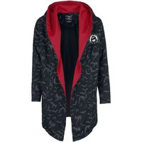 Gothicana by EMP - Gothic Cardigan - Gothicana X Emily The Strange Cardigan - S bis XXL - für Damen - Größe XXL - schwarz/rot von Gothicana by EMP