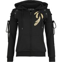 Gothicana by EMP - Gothic Kapuzenjacke - Gothicana X The Crow Hoodie Jacket - S bis XXL - für Damen - Größe M - schwarz von Gothicana by EMP