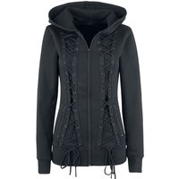 Gothicana by EMP - Gothic Kapuzenjacke - The Witching Hour - S bis 5XL - für Damen - Größe 3XL - schwarz von Gothicana by EMP