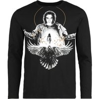 Gothicana by EMP - Gothic Langarmshirt - Gothicana X The Crow Longsleeve - S bis XL - für Männer - Größe M - schwarz von Gothicana by EMP