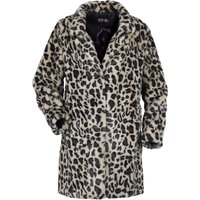 Gothicana by EMP - Gothic Mantel - Gothicana X Elvira Fake Fur Leo Coat - S bis 5XL - für Damen - Größe 3XL - leopard von Gothicana by EMP