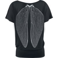 Gothicana by EMP - Gothic T-Shirt - Can You Read My Mind - S bis 5XL - für Damen - Größe XL - schwarz von Gothicana by EMP