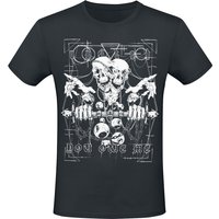 Gothicana by EMP - Gothic T-Shirt - T-Shirt With Large Frontprint - S bis L - für Männer - Größe L - schwarz von Gothicana by EMP