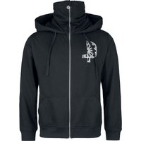 Gothicana by EMP Kapuzenjacke - Zip Hoodie with Skeleton Nun - S bis XXL - für Männer - Größe M - schwarz von Gothicana by EMP