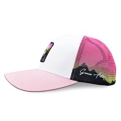 Grace Folly Beach Trucker Hüte für Damen - Snapback Baseball Cap für Sommer, Pink Alpine, Einheitsgröße von Grace Folly