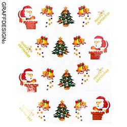 One Stroke Sticker, Nail Tattoos - Weihnachten/Winter/Christmas - 702-126 w7/6 von Graffdesign