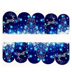 One Stroke Sticker - Nail Tattoos - Wraps - Weihnachten/Winter/Christmas - 702-BN-216 w6/5 von Graffdesign