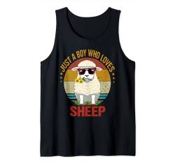 Lustiges Vintage-Schaf, nur ein Junge, der Schafe liebt Tank Top von Grafiken für Bauernhoftierliebhaber für Frauen
