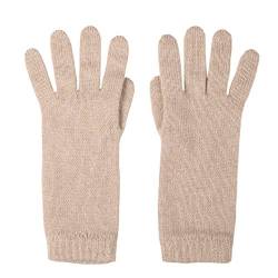 Graham Cashmere - Damen Handschuhe aus reinem Kaschmir, kurze Manschette, hergestellt in Schottland, in Geschenkbox Gr. Einheitsgröße, natur von Graham Cashmere