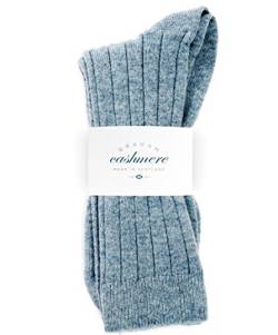 Graham Cashmere Herren Socken blau blau vintage, blau von Graham Cashmere