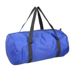 Gralara Camping-Aufbewahrungstasche, Reisetasche, Tragetasche, Übernachtungstasche, Handtasche für Sportkleidung, Blau von Gralara