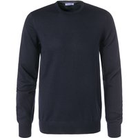 Gran Sasso Herren Pullover blau Merinowolle unifarben von Gran Sasso