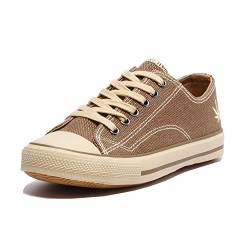 Grand Step Shoes Hanf Sneaker Marley, Farbe: Taupe, Größe: 44 von Grand Step Shoes