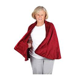 Granny Jo Products Unisex Fleece-Umhang, Merlot, Größe S/M Fleecejacke, Small/Medium von Granny Jo Products