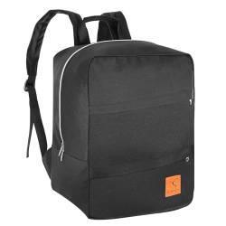 Granori Handgepäck Rucksack 40x30x20 cm Advanced - Modischer & leichter Flugzeug Kabinengepäck Reiserucksack 30 l Weekender | Vielseitig einsetzbare Unisex Reisetasche für Damen und Herren (Schwarz) von Granori