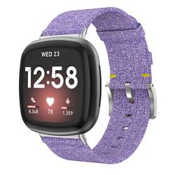 Gransho kompatibel mit Fitbit Versa 3 / Fitbit Sense Armband Woven Armbänd, Ersatzband Gewebte Stoff Armbands Zubehör Sport Armbänder (23mm, Pattern I) von Gransho