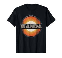 Graphic Tee First Name Wanda Retro Personalized Vintage T-Shirt von Graphic Tee