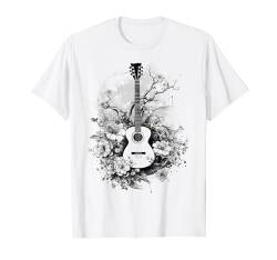 Akustikgitarre Design Grafik Tees für Damen Herren Jungen Mädchen T-Shirt von Graphic Tees Men Women Boys Girls