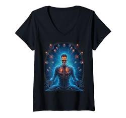 Chiropraktiker Halloween benutzerdefinierte grafische T-Shirts für Männer Frauen T-Shirt mit V-Ausschnitt von Graphic Tees Men Women Boys Girls