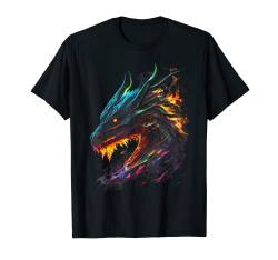 Fire Dragon Flame Dragon Graphic Tees Herren Damen Jungen Mädchen T-Shirt von Graphic Tees Men Women Boys Girls