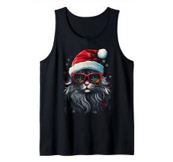 Langhaar-T-Shirts mit Weihnachtsmotiv für Herren und Damen von Domestic Longhair Cat Tank Top von Graphic Tees Men Women Boys Girls