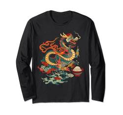 Mythical Dragon Designs Grafik-T-Shirts für Herren, Damen, Jungen und Mädchen Langarmshirt von Graphic Tees Men Women Boys Girls