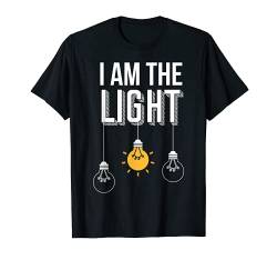 I Am The Light Shirt – süßes Glühbirnen-Grafik-T-Shirt T-Shirt von Graphics Themed Tees