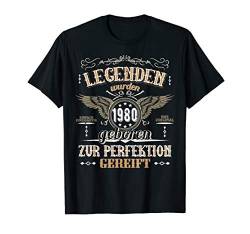 40 Geburtstag T-Shirt Mann, Legende 1980, Vintage Retro T-Shirt von Great Birthday Gift Ideas by CW