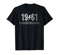 60. Geburtstag T-Shirt Mann,Jahrgang 1961,Legendär seit 1961 T-Shirt von Great Birthday Gift Ideas by CW